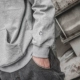 LMTNZD mùa hè áo len nam trùm đầu nền tảng ban đầu phần mỏng lỏng trùm đầu trùm đầu hoang dã giản dị màu xám thủy triều màu đen áo khoác hoodie có dây kéo Áo len