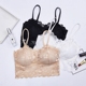 Mùa hè ren ống top ngắn phần đẹp trở lại dây đeo thu thập nhỏ vest nữ sinh trung học quấn ngực phong cách đồ lót - Ống áo lót cho học sinh thpt Ống