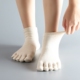 Mùa đông bông cotton năm-toe vớ ống ngắn năm ngón tay vớ nữ vớ chân dày Nhật Bản COSPLAY nam giới và phụ nữ vớ Bít tất nữ