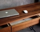 Nguyên bản sinh thái gỗ rắn thiết kế đồ nội thất bàn sắt rèn học Bàn máy tính Bắc Âu bàn viết - Đồ nội thất thiết kế Đồ nội thất thiết kế
