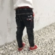 Quần jean bé trai màu đen 2019 phiên bản mới của Hàn Quốc cho bé quần dài đơn giản Quần dài co giãn chân thủy triều - Quần jean Quần jean