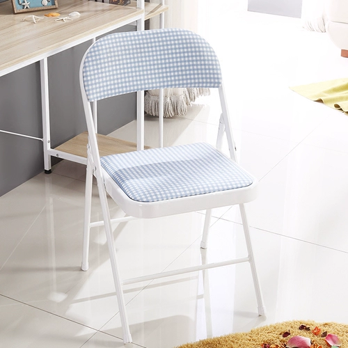 Складное кресло домашнее ткань может сложить складное обеденное кресло стул офисного стула, собрание стула компьютера, Большой задний стул и стул