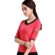 Phong cách quốc gia của phụ nữ kích thước lớn thêu ngắn tay T-Shirt phong cách Trung Quốc mùa hè ăn mặc là mỏng đáy nửa tay áo thêu áo bông