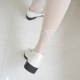 Mùa hè mỏng LOLITA vớ tie dây đeo cung một chút pantyhose mềm chị xà cạp Nhật Bản vớ trắng