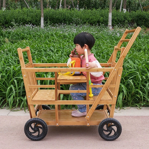 Коляска для близнецов для двоих, детская тележка