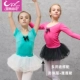 Quần áo trẻ sơ sinh múa ba lê biểu diễn quần áo mùa xuân và mùa thu váy khiêu vũ trẻ em váy dài tay thực hành dịch vụ kiểm tra cô gái - Trang phục