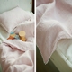 Pháp linen trẻ em giường enzyme rửa bé gối quilt hai mảnh bóng bóng ren phần thoáng khí kháng khuẩn Bộ đồ giường trẻ em