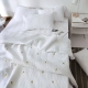 Ins gió Hàn Quốc có thể giặt trải giường ba bộ chăn bông chần thêu mùa hè là 3 bộ giường đơn bìa Trải giường