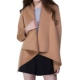 Áo khoác len lông cừu hai mặt của phụ nữ nhỏ, áo choàng ngắn ngắn mùa thu và áo khoác len mùa đông Han Fan xu hướng áo khoác jean nữ Áo len lót đôi