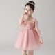 Cô gái phù dâu ăn mặc công chúa váy cô gái đám cưới của trẻ em hồng hoa cô gái đàn piano sinh nhật máy chủ trang phục mùa hè