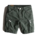 Mùa hè yếm đa túi nam rửa quần short phong cách Mỹ retro grain pattern dệt quần H2-3