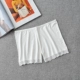 Mùa hè xà cạp quần short trắng quần an toàn bảo hiểm quần chống ánh sáng quần nữ sinh viên ren sinh viên cô gái quần ren mặc váy Quần tây thường
