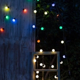 Рождественская светодиодная лампочка, украшение для беседки, уличное водонепроницаемое вечернее платье