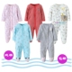 Babyiesies mùa xuân và mùa thu cotton tay dài chân nam và nữ bé quần áo trăng tròn leo núi romper quần áo sơ sinh bộ body suit cho bé nhật bản Áo liền quần