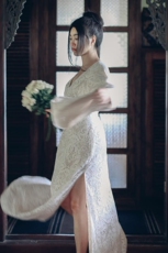 Свадебное платье Уважаемый Белый pinellia ветры