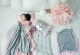 Jumine Hàn Quốc mua chính hãng cho trẻ em giường công chúa màu hồng thiên thần dễ thương hàng loạt các tác phẩm của trẻ em của bộ bông - Bộ đồ giường trẻ em