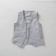 Trẻ em mùa hè của bông và vải lanh phù hợp với vest trắng boy cotton lớp duy nhất vest jacket trung con phần mỏng vest áo vest len bé trai mùa đông Áo ghi lê