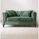 Kết hợp sofa đôi vải Mỹ Phòng khách 3 + 2 + 1 hiện đại tối giản nhỏ sofa xanh nhung mềm - Ghế sô pha các mẫu ghế sofa nhỏ gọn Ghế sô pha