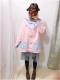 Cô gái anh đào bột ~ Nhật Bản hải quân cung áo mùa thu và mùa đông lỏng lỏng lẻo dài sinh viên áo len