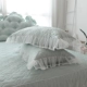 Modal Tencel mat bông giường váy rắn màu công chúa ren gió bedspread 1.51.8m tùy chỉnh Ruanxi - Váy Petti