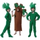 Cây lớn cây nhỏ hiệu suất của trẻ em quần áo rừng ông nội câu chuyện cổ tích trang phục mẫu giáo màu xanh lá cây trình diễn thời trang ... Trang phục