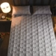 Xuất khẩu giường, mảnh duy nhất bông dày chần Simmons bảo vệ bìa cotton mỏng màu nâu pad latex nệm bìa giường bìa