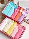 Summer Candy Color Lace Bow Cotton Quần lót Cô gái eo thấp Quần tam giác nữ Hộp quà tặng quần lót nam Bộ quà tặng