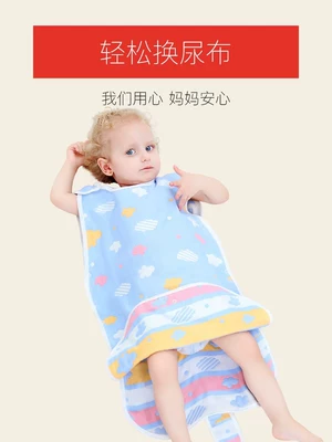 Trẻ em dài có thể tháo rời mùa xuân và mùa hè nhiều lớp quần áo trẻ em túi ngủ mùa hè mỏng phần một, hai và ba tháng búp bê mùa hè - Túi ngủ / Mat / Gối / Ded stuff