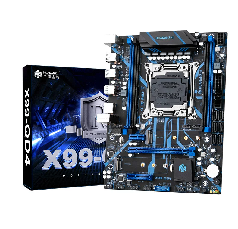 Южно-китайская золотая медаль X99-QD4 материнская плата четырехканальная DDR4 память настольный компьютер игра более открыто
