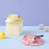 PET милый выставленные уши hat hat anti -falling может настроить бассейн -кепку для солнцезащитного крема для собаки против