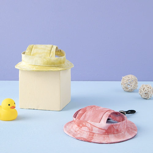 PET милый выставленные уши hat hat anti -falling может настроить бассейн -кепку для солнцезащитного крема для собаки против