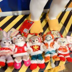 Брелок 上海迪士尼代购达2菲多尼星黛露2020新年毛绒钥匙扣挂件娃娃公仔